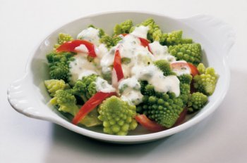 Romanesco mit Kr�utersauce - f�r 4 Personen