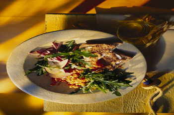 Raukesalat mit roten Linsen - Zutaten fr 1 Portion